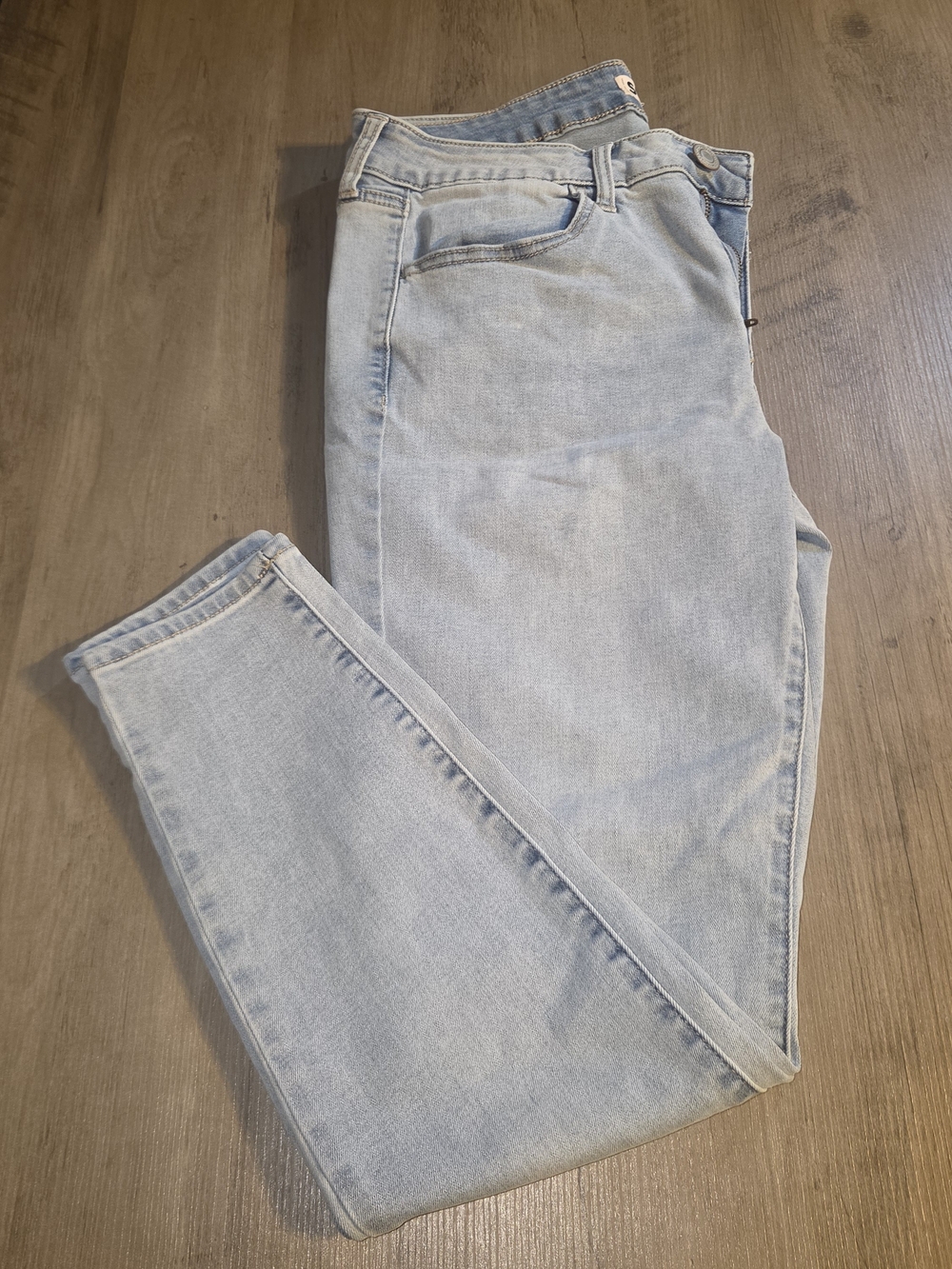 SO Women's Light Blue Skinny Low Rise Jeans